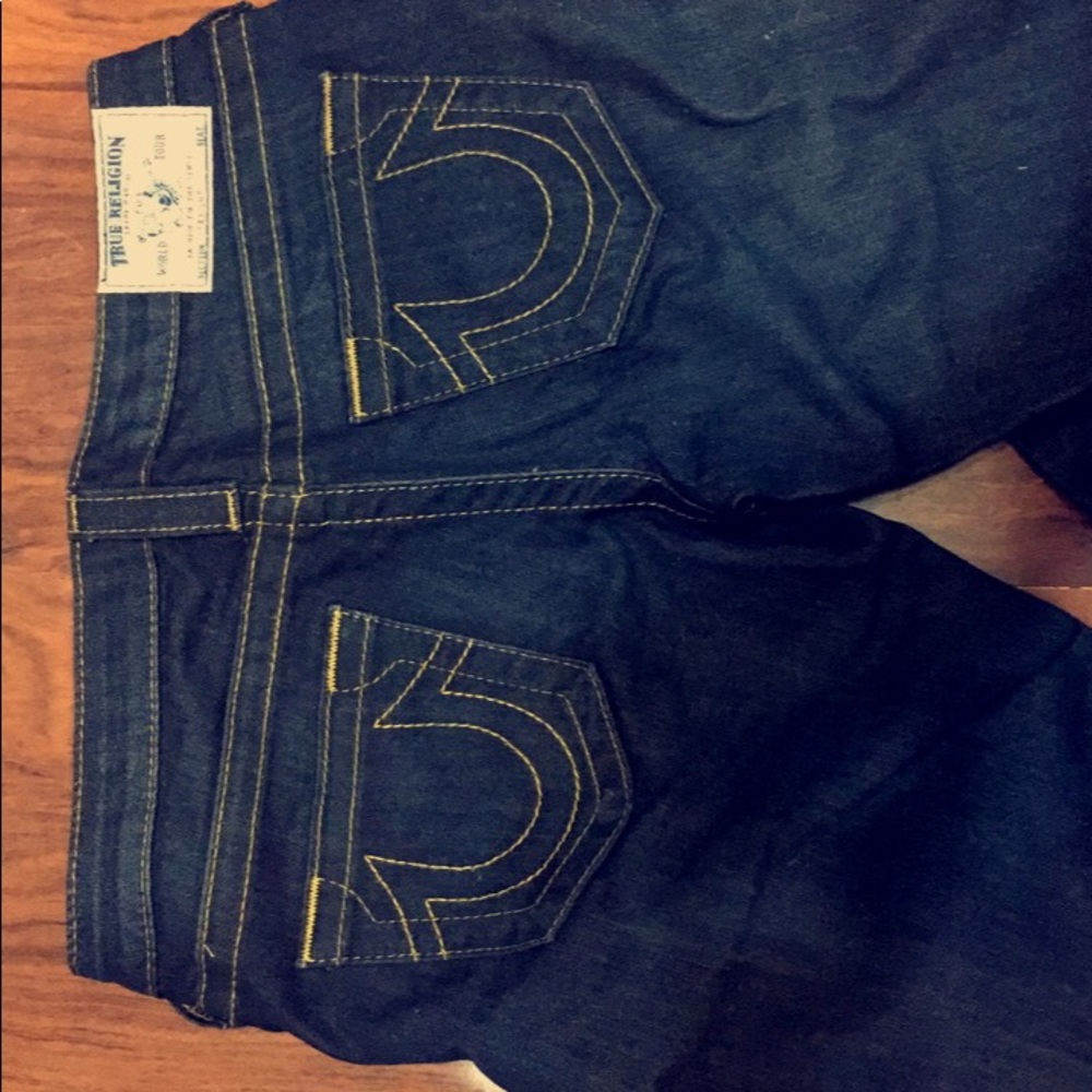 True religion dark wash boot cut denim - Picture 6 of 8
